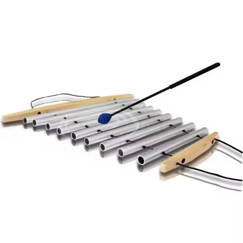 Svaram 9-Bar Chimes Sound Healing Therapy Gong & Cymbals Musical Instruments For Percussion