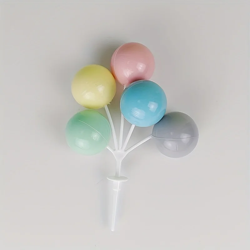 Bunte Ballon Kuchen Dekoration Dekoration kreative Geburtstag Party Süßigkeiten Farbe Cartoon Dessert Dekoration Kinder Kuchen Dekor – Detail 6