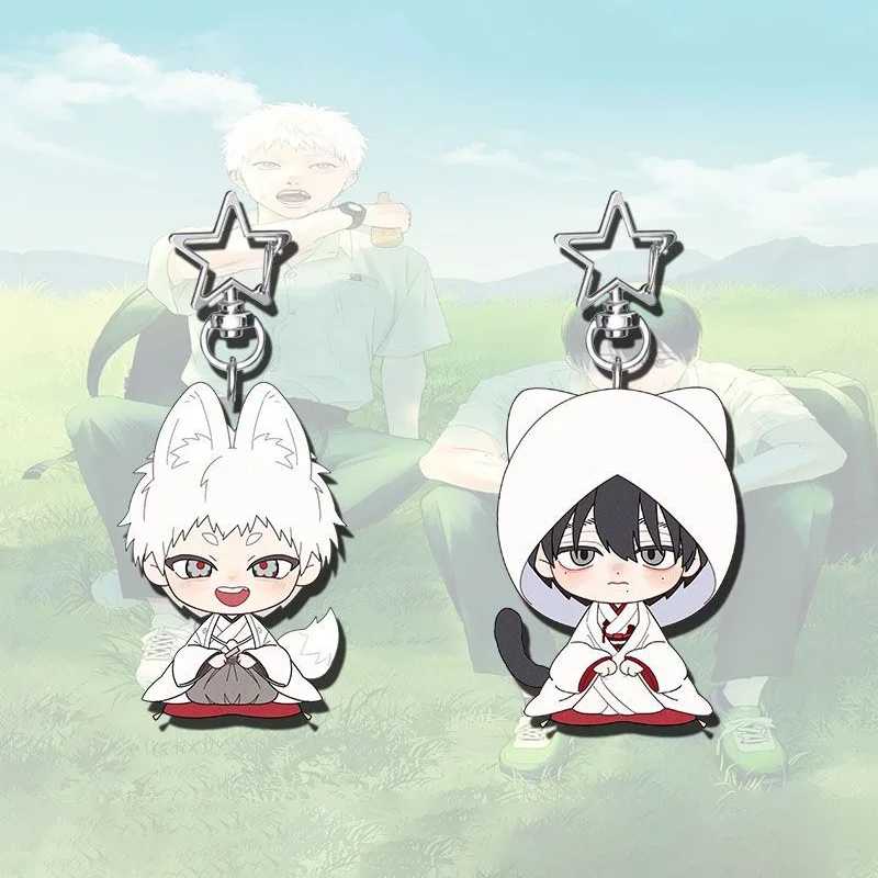 الصيف هيكارو يموت هيكارو إندو تسوجيناكا يوشيكي تأثيري المفاتيح الاكريليك حلية مفتاح سلسلة الشكل كيرينغ اكسسوارات الدعامة