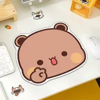 Cute Cartoon BuBu DuDu Panda Mousepad Mousepad Non Slip Computer Gamer Mouse Pad Size For Office Cute little bear Desk Mat