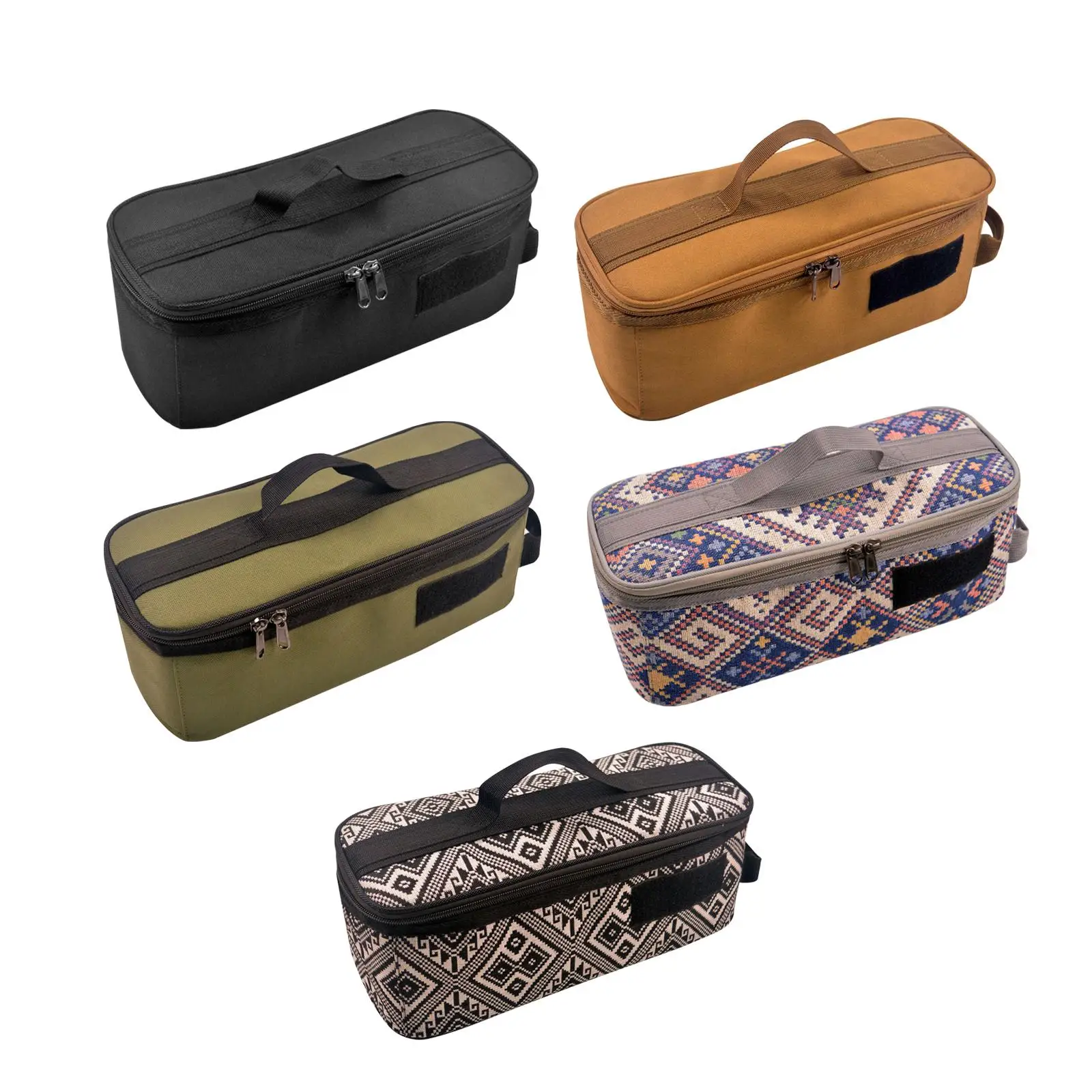 

Сумка для хранения посуды из ткани Оксфорд, легкая Дорожная сумка на молнии для кемпинга