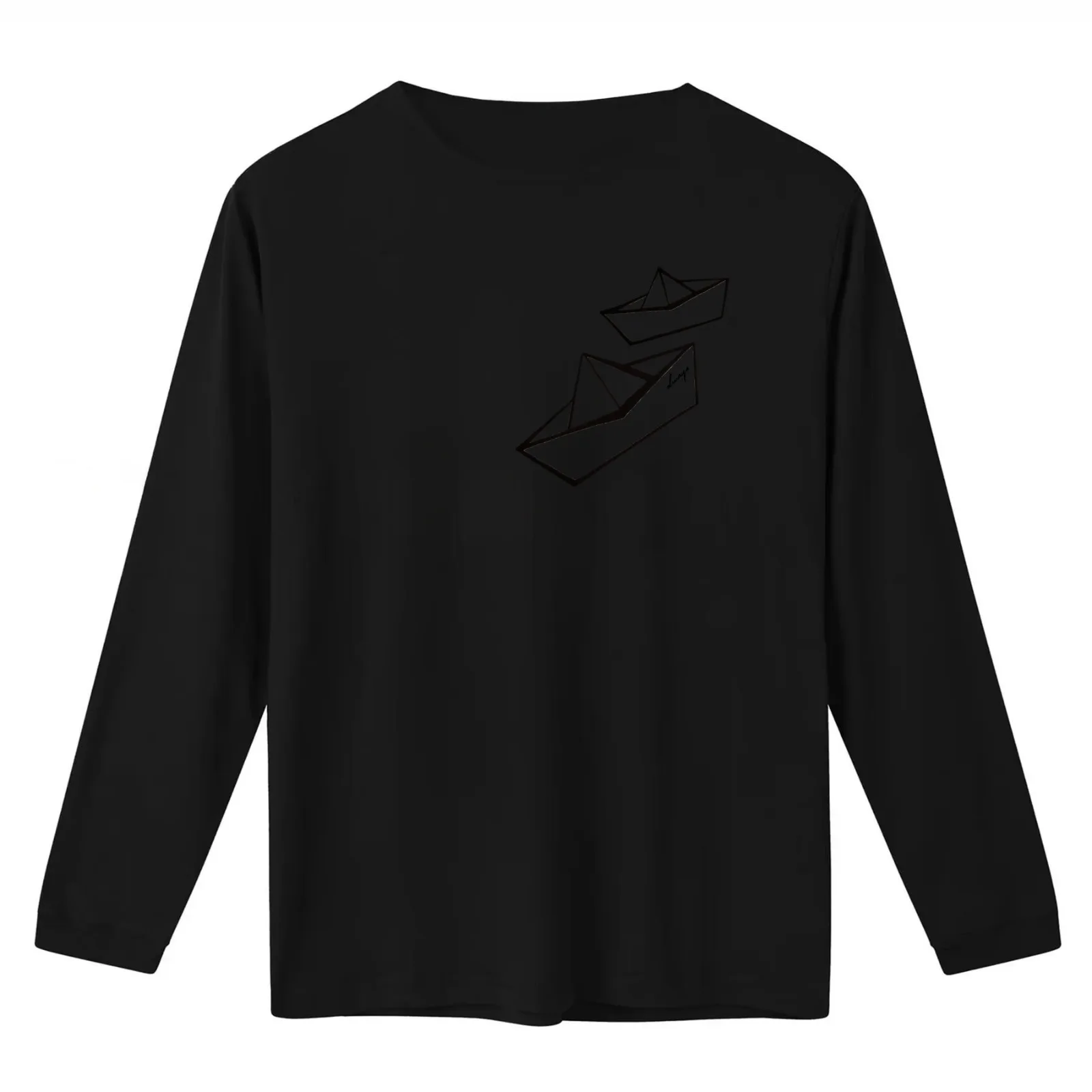 Paper Boats T-Shirt Summer Casual Cotton Tee Oversized Streetwear Tops Vintage Graphic Print Loose Fit Short Sleeve