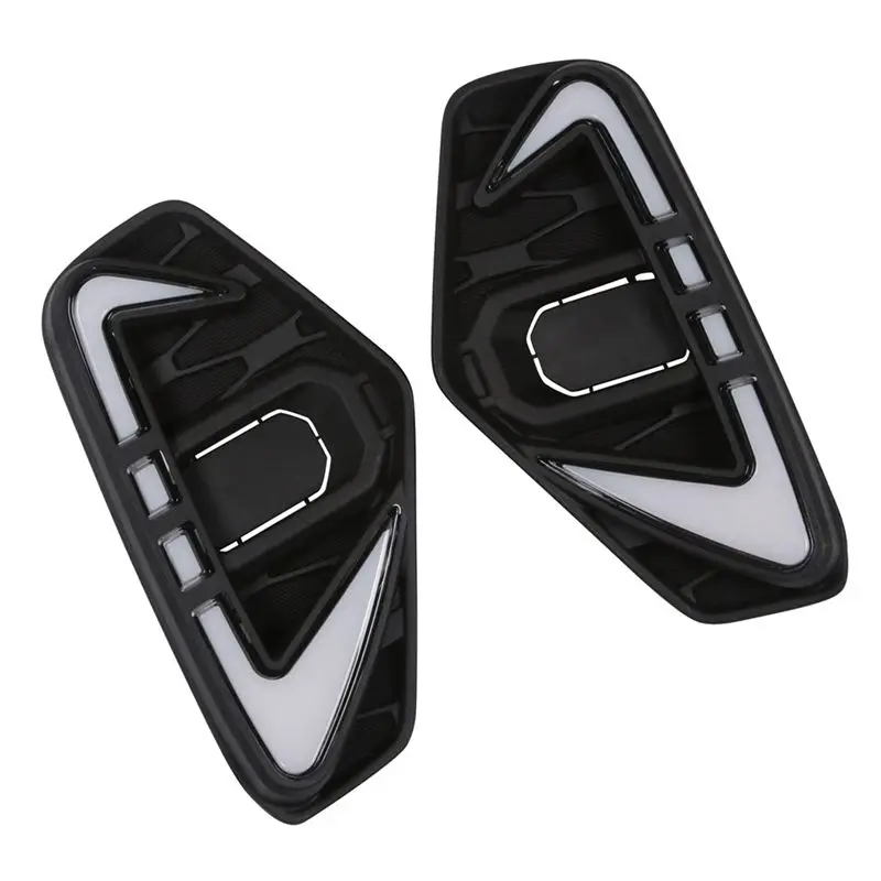 

Top!-LED Daytime Running Light Fog Lamp For Nissan Navara NP300 2020-2023 DRL Amber Turn Signal Light