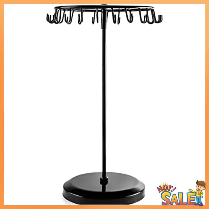 AB68 2 Pcs Jewelry Tree Display Stand Spinning Bracelet Hanger Bracelet Earrings Jewelry Stand Jewelry Display Props,With 23 Hoo