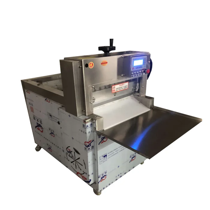 

Beat quality Fully Automatic Electric Meat Slicing Mutton beef chicken Roll Meat Slicer Machine with low price