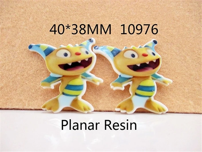 5pcs Planar Resin Flatback Dinosaurs  Resin for Crafts Jewelry Making Birthday Girl DIY Accessorie Headwear