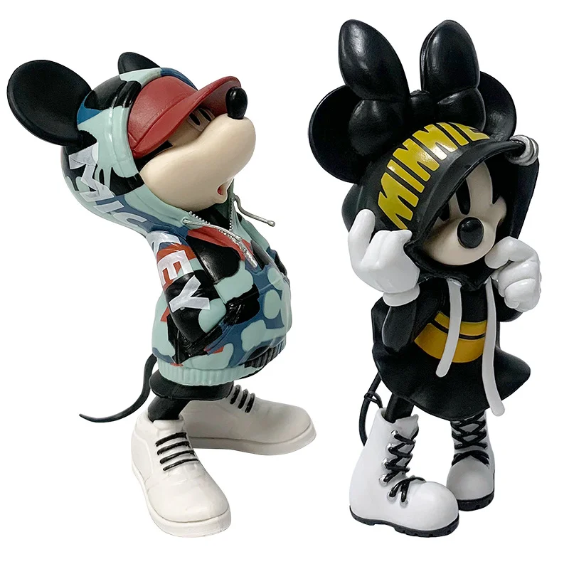 Disney Mickey and Minnie creative personality animation peripheral sweatshirt style desktop ornaments holiday gifts for couples