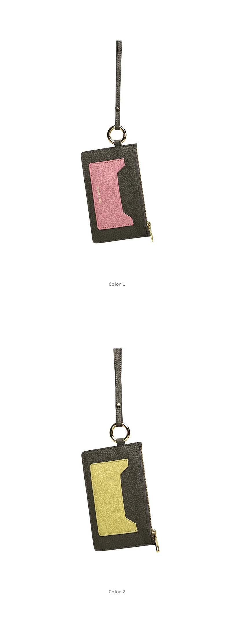 Leder ausweis halter mit Lanyard für Abzeichen schön für Frauen Geschenk Muttertag Mode – Detail 5