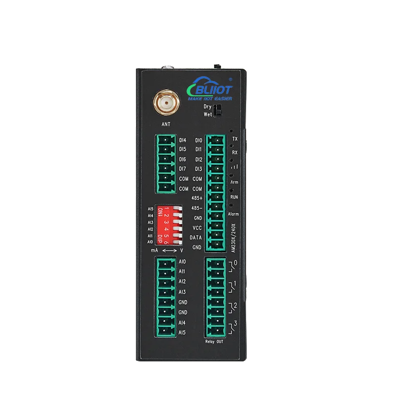 Din Rail 4G GSM Alarm controller panel GSM SMS GPRS 3G S272 S275 RS458/232 Modbus RTU Data Logger Temperature/Humidity monitor