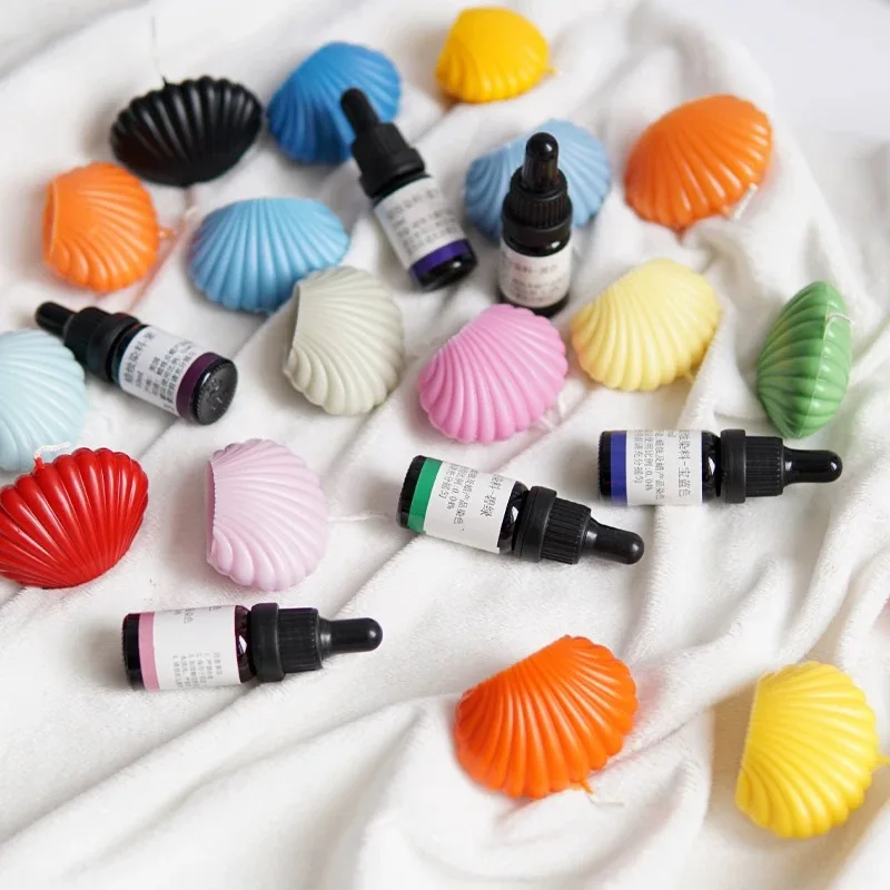 10ml Liquid Candle Dye High Concentration Color Pigment DIY Coloring for Soy Wax Beeswax Soap Epoxy Resin