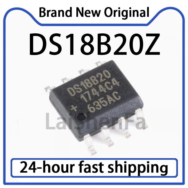 1PCS DS18B20Z Package SOIC8 Programmable Digital Thermometer Original Stock