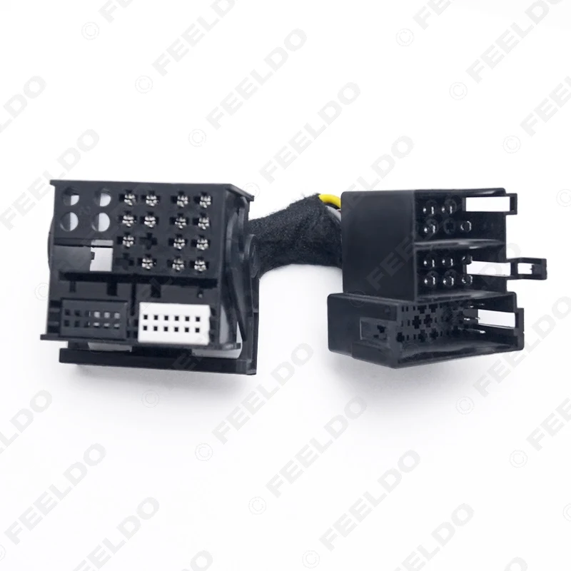 

Комплект из 5 шт. 36-контактных мужских разъемов-адаптеров на 40-контактные женские разъемы для автомобильной магнитолы, проводка Quadlock для Volkswagen