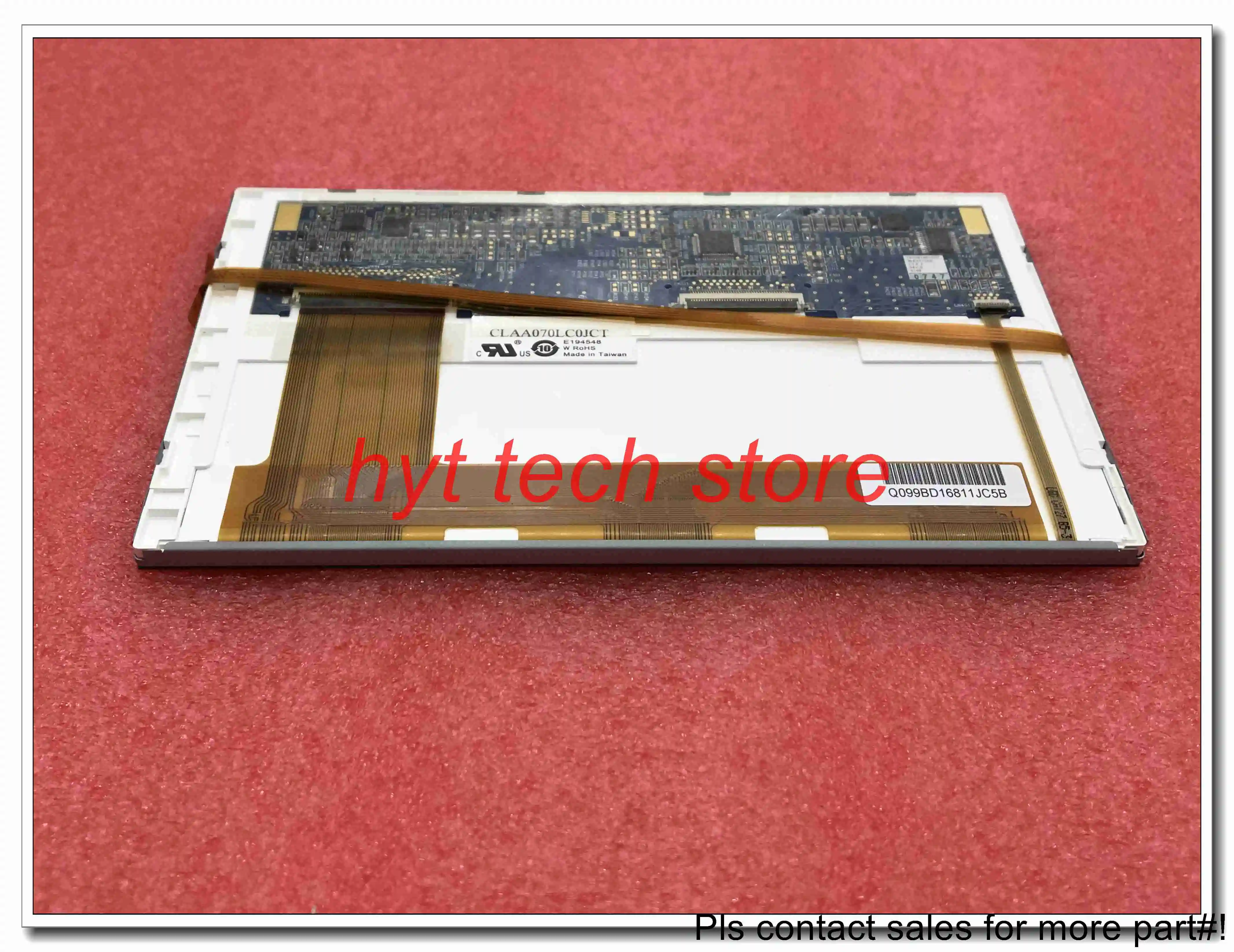 CPT-pantalla LCD cla070lc0jct de 7,0 pulgadas con panel táctil, Original, 800x480, disponible