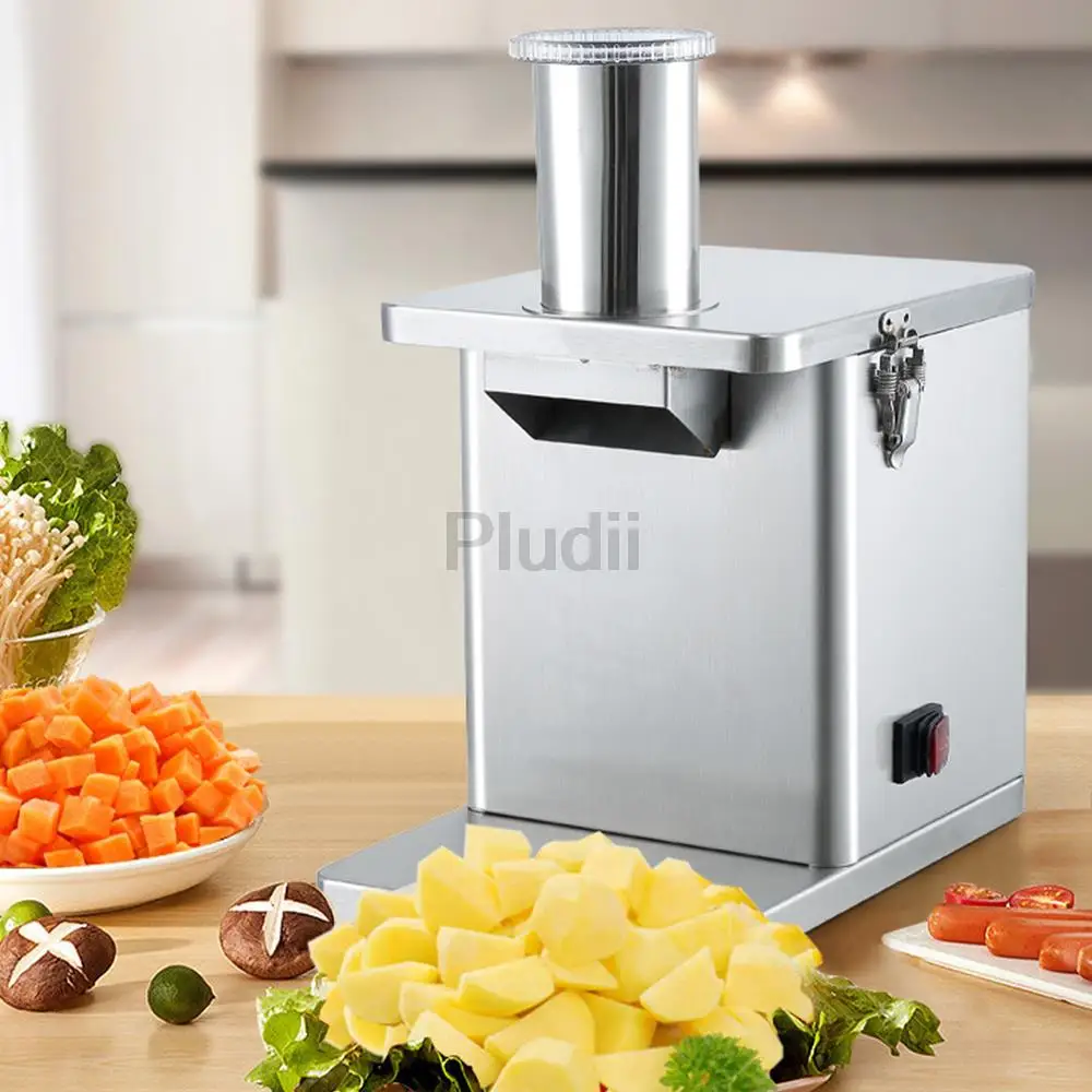 Multifunctional Vegetable Cube Cutting Machine Electric Dicer Potato Onion Carrot Dicer Fruit And Vegetable Slicer Machine