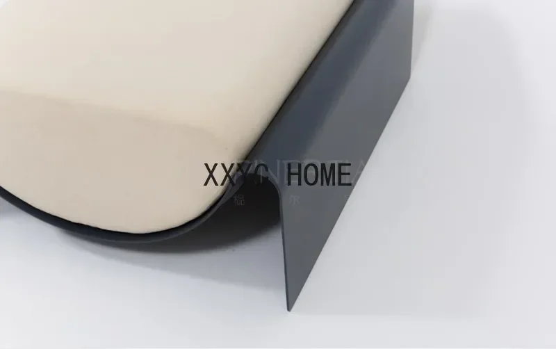 Sgabello per divano artistico creativo in metallo Soggiorno semplice Sgabello basso per il tempo libero Sgabello per cambio scarpe per guardaroba