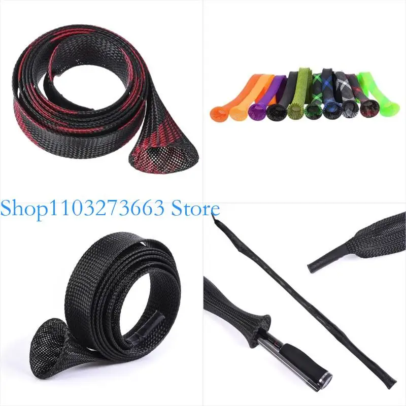 

R6FE Fishing Rod Sleeve Rod Cover Stretch Fishing Rod Sock for Fishing Rod Protecting