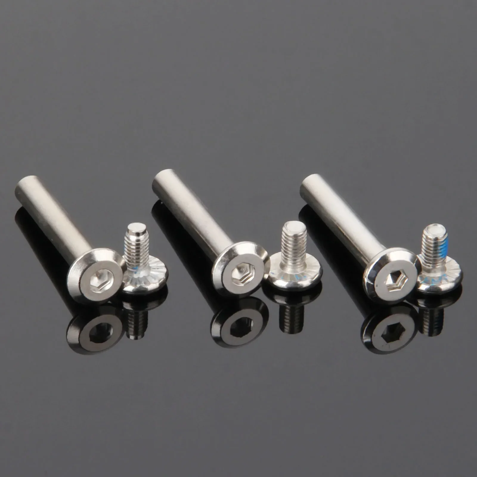 10Pcs Diameter 6Mm * 31Mm/36Mm Rolschaatsen Onderdelen As Mannelijke & Vrouwelijke Schroeven Voor kind Kid Adult Gratis Schaatsen Inline Skates Wiel