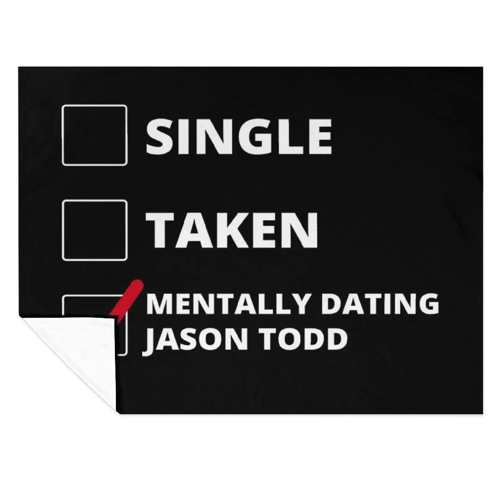 

Mentally Dating Jason Todd Throw Blanket Sofa Quilt halloween Bed covers Hair Blankets