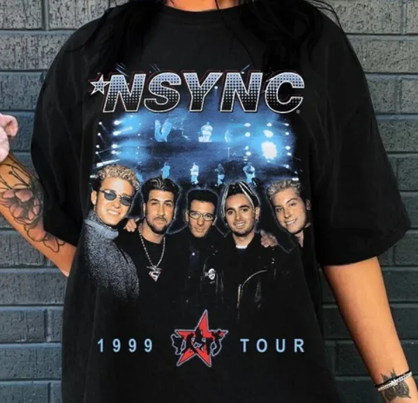 

Винтажная Футболка Nsync 1999 Tour, футболка Nsync, Nsync Merch S-5Xl в подарок