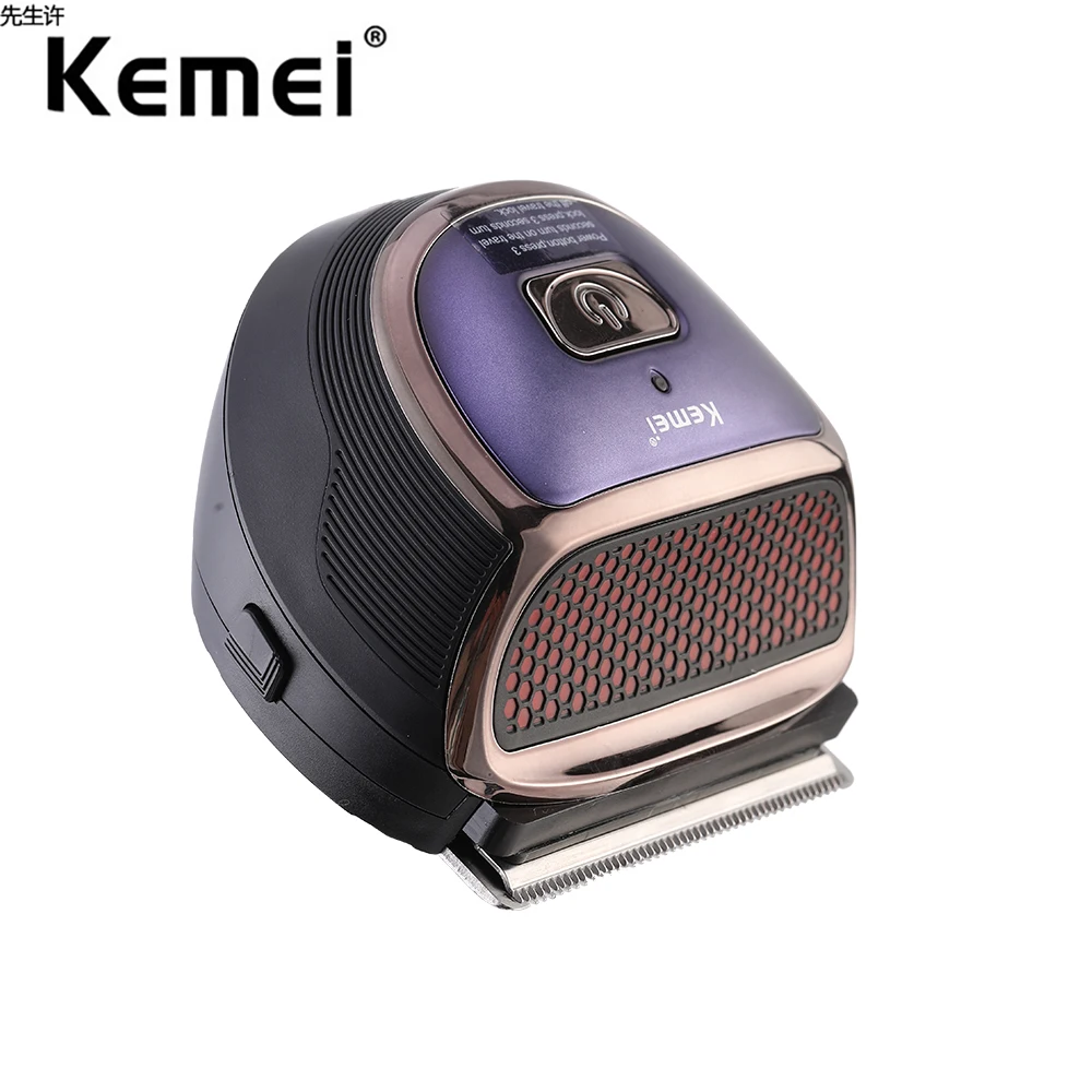 

Портативная электрическая машинка для стрижки волос Kemei PRO, набор для самостоятельной стрижки, перезаряжаемый триммер с 9 насадками, водонепроницаемый