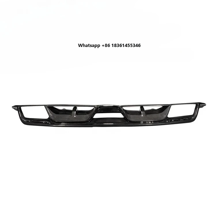 

For Mustang 2006-2013 Carbon Fiber Rear Bumper Diffuser Quad Exhaust Fit