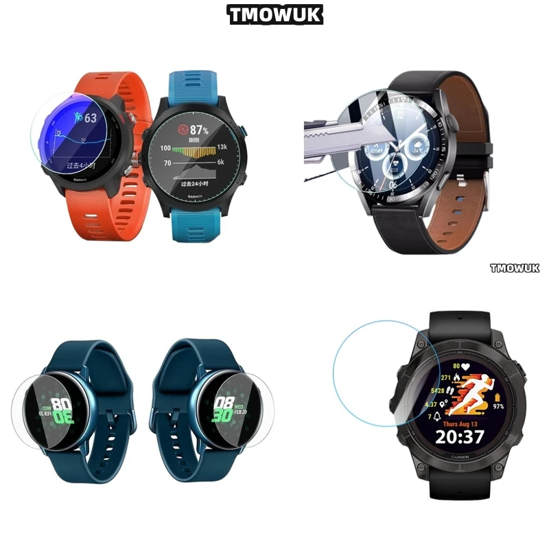 

For Garmin Fenix 6 6S 6X Pro Silver, Extra Strong Adhesive Keeps It In Place