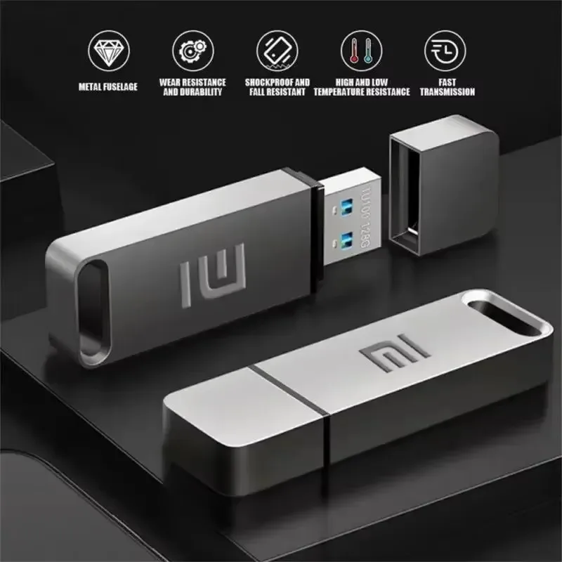 Xiaomi-Mini clé USB étanche, 16 To, USB 3.2, transfert haute vitesse, métal, type C, U, SSD, portable, mémoire flash
