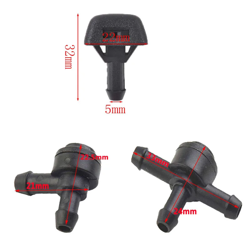 Windshield Washer Nozzle And One-Way Valve 2-Way 3-Way 31391513,30655605 For Volvo C30 C70 S40 S70 V70 S80 V50 XC70 XC90