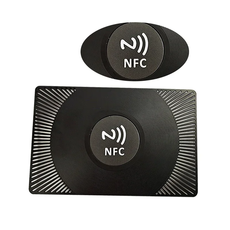 تصميم مخصص رقاقة NFC المعدنية بطاقة الأعمال المعدنية الفارغة #2
