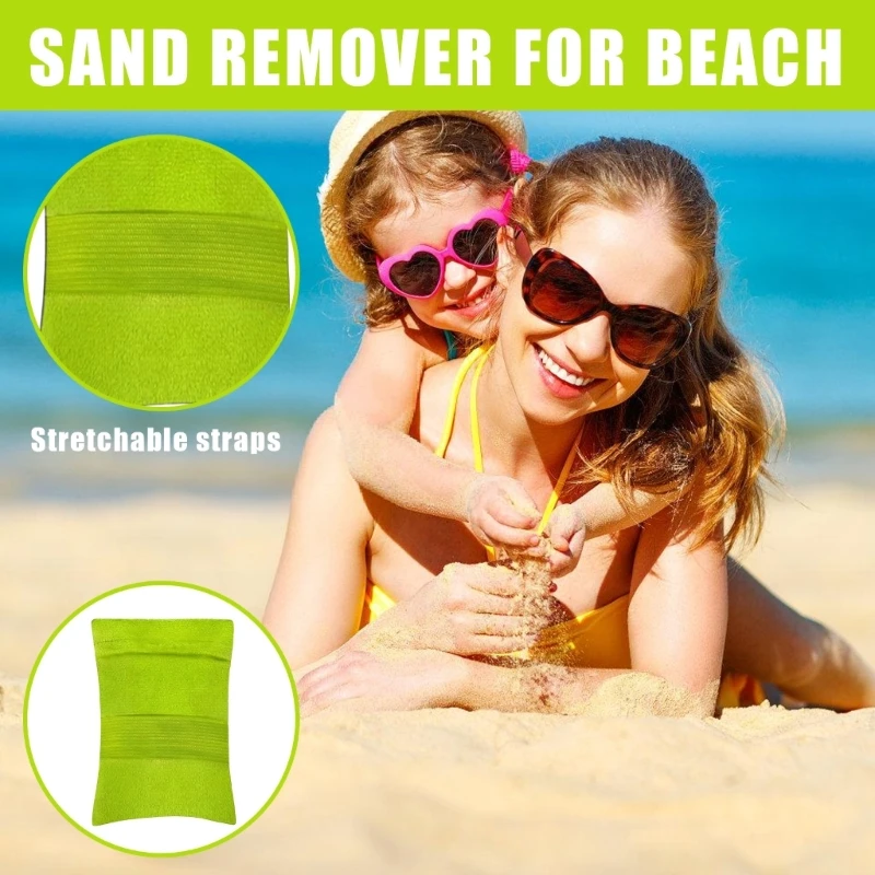 Sand Screen Sand Removers, Reusable Beach Sand Removers with Elastics Bands