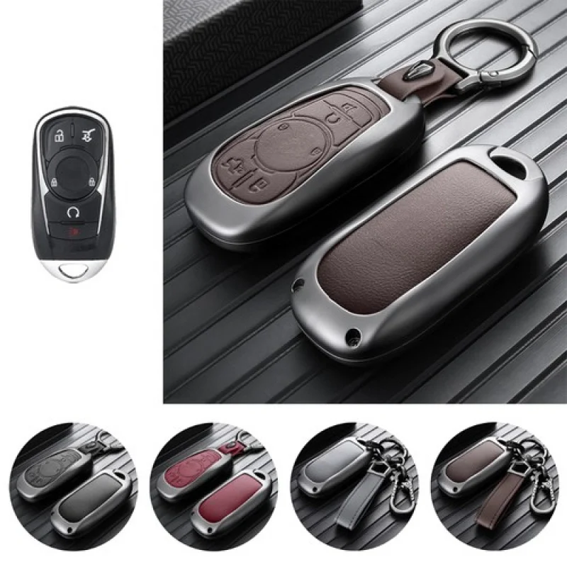 

Кожаный чехол для автомобильного ключа из цинкового сплава A + для Buick LaCrosse Enclave Encore GX Regal