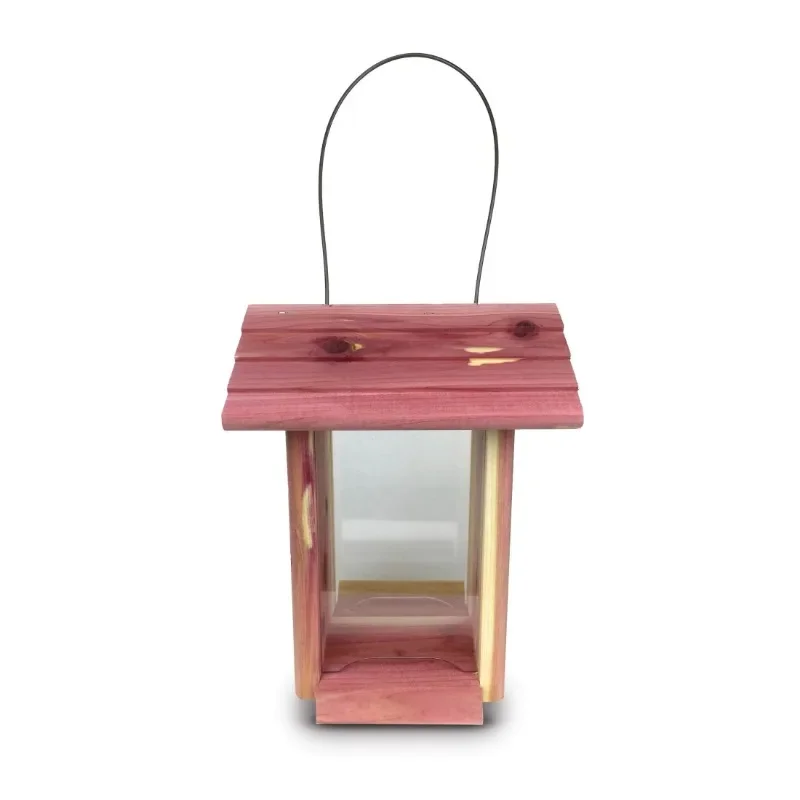 

Инструмент-красный кедр, фидер Dinette Wild Birds, 1,25 фунта. Емкость семян (4 шт.)