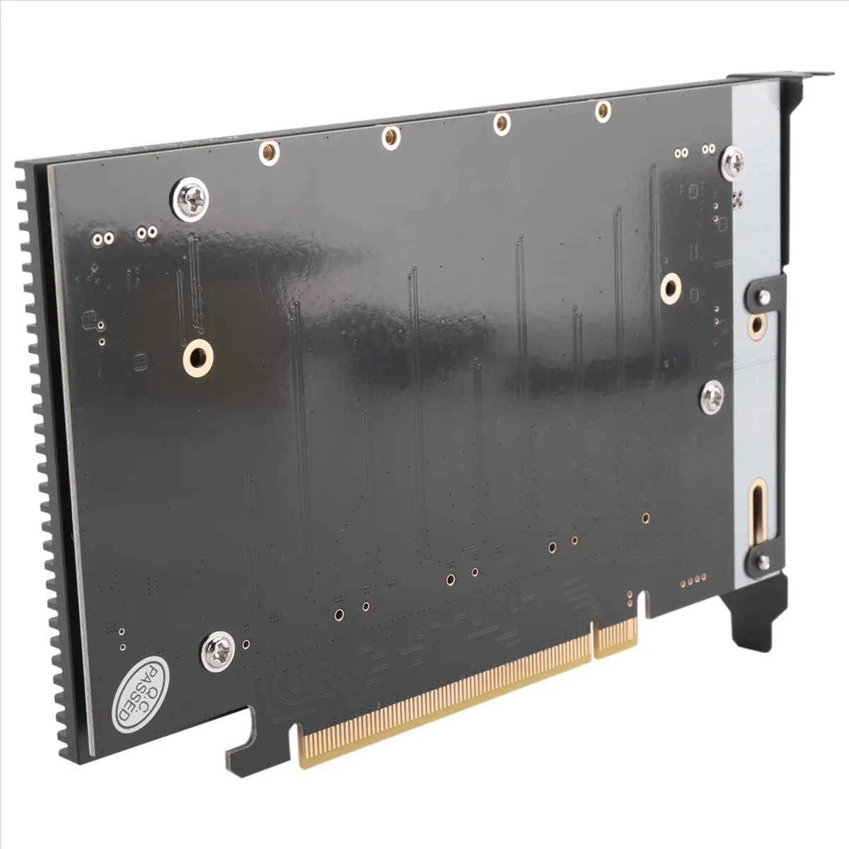 M.2 NVME to PCIe 4.0 X16 Adapter Card, Supports 4 NVMe M.2 2280, Supports Bifurcation-VVNB