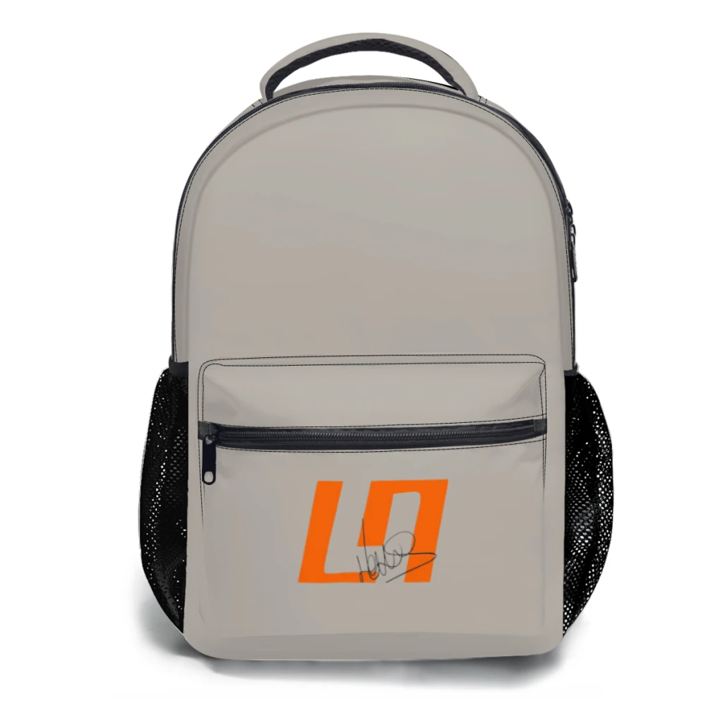 

Lando Norris Signed New Female Fashion kids High Capacity Waterproof College Backpack Trendy Girls Laptop School Bags ﻿ ﻿