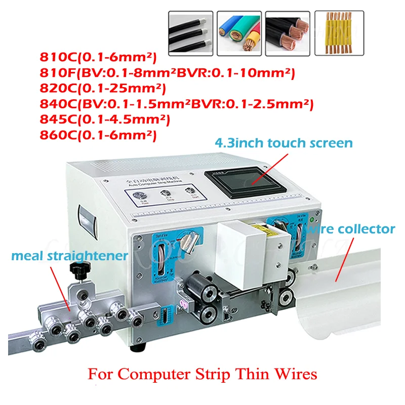 maquina de corte descascamento do fio eletrico rodas movimentacao para fios finos da tira do computador 01 mm 810c 810f 820c 840c 845c 860c 01