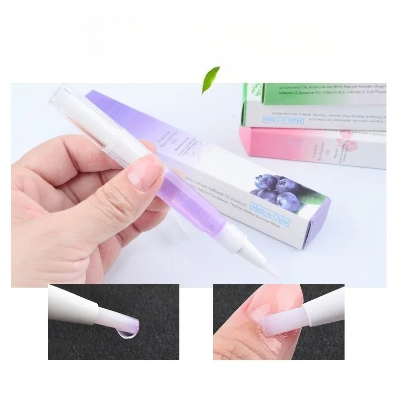 5ml Nail Nutritional Oil Pen 6 Scent Nail Care Cuticle Regeneration Oil Preventive Nail Polish Nourishing Skin Pen