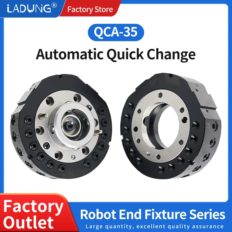 

Factory direct sales robot quick change device QCA-25R robot end tool fixture 25KG automatic mechanical discs fixture