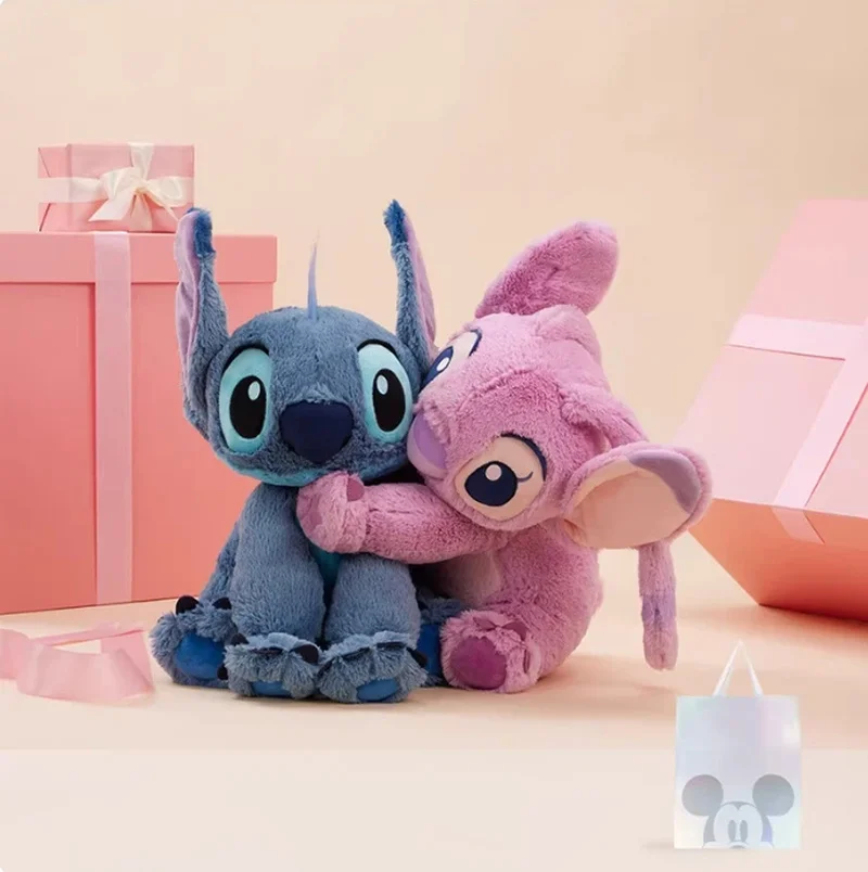 

Official Stitch And Angel Plush Doll Cuddly Pillow Toy Bedtime Companion Surprise Gift For The Year Of The Horse New Year