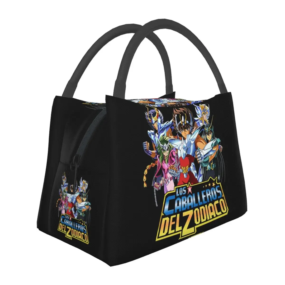 

Knights Of The Zodiac Saint Seiya Сумки для обеда Коробка Водонепроницаемая сумка для обеда Сумки для пикника Кулер Термосумка для женщин Девушка Школа