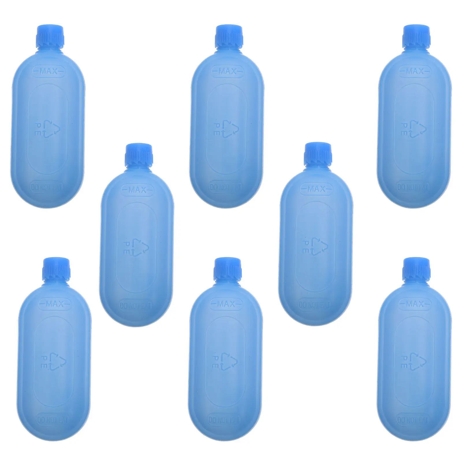 8Pcs Air Conditioner Ice Packs Reusable Ice Crystal Boxes 4.72x1.97x1.38 Inch Refillable Freezer Blocks for Cooler Bags Camping view 2