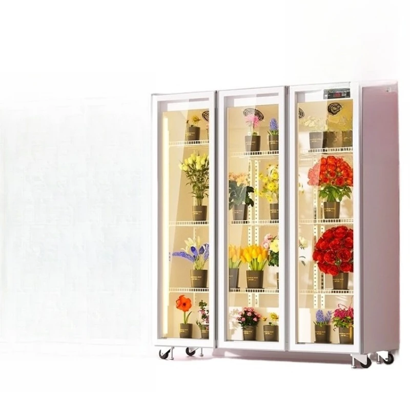 

Fresh flower cabinet Commercial air-cooled refrigerator Display cabinet Insurance flower shop special refrigerator Internet ce