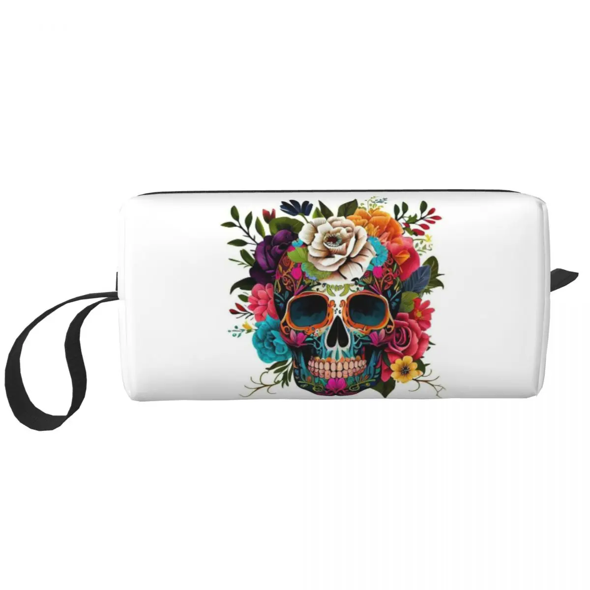 Skull Print Horror Skeleton Death Pencil Case for Kids Gifts Pen Box Pencil Bag Stationery Supplies Travel Women Cosmetic Bag