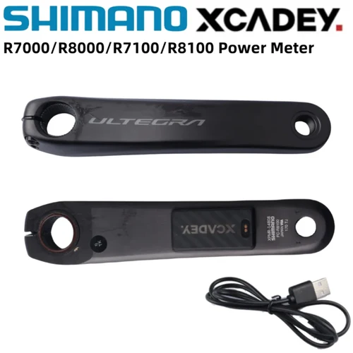 Shimano 105 R7000 ULTEGRA R8000 11S R7100 R8100 12S manivela derecha con XCADEY X-POWER medidor 170MM manivela GPS ANT Bluetooth