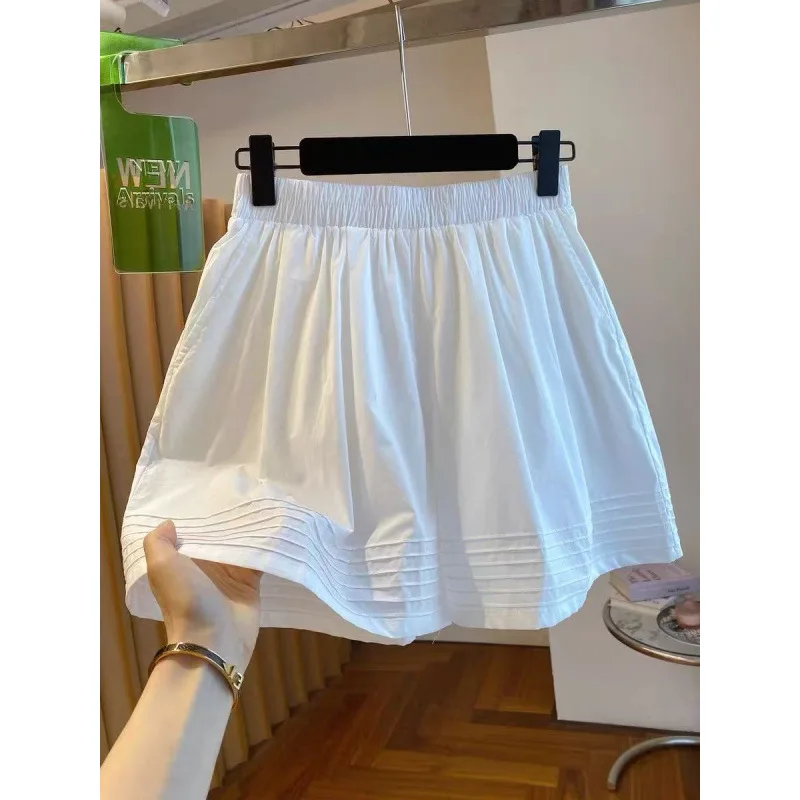 Pant Women Vintage Short Pants Slim Fit High Waist Straight Trousers Y2k Streetwear Elegant Splice Work Casual Solid Summer 2026