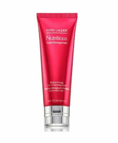 

Estee Lauder Nutritious Super-Pomegranate Radiant Energy 2-in-1 Cleansing Foam 125ml,Original Skincares Facial Cleaner