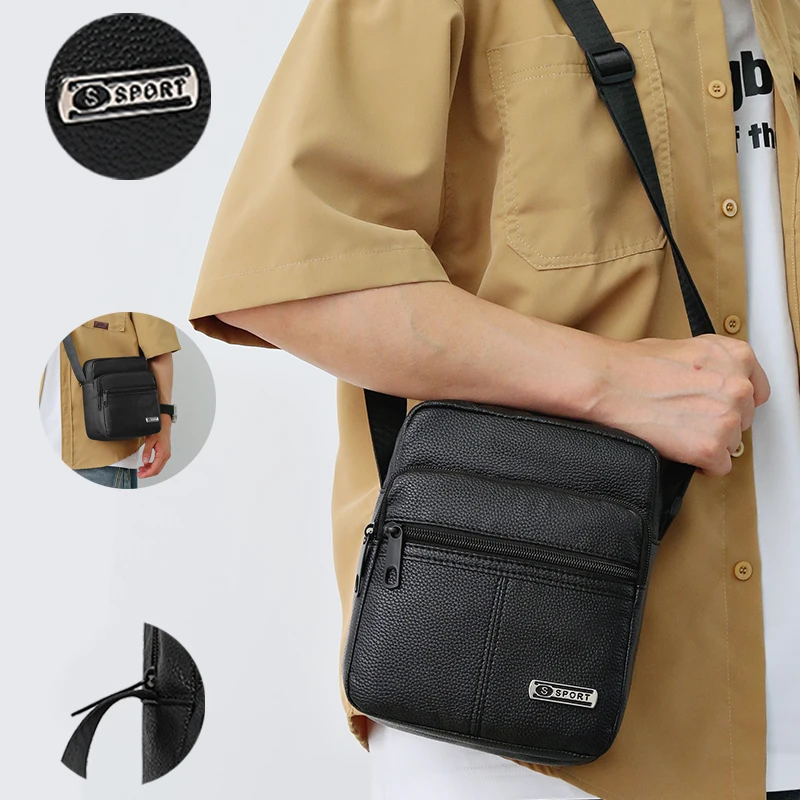 

Neutral Men's and Women's Shoulder Bags, Crossbody Bags, and Single-Shoulder Bags Are Suitable for Daily Commuting