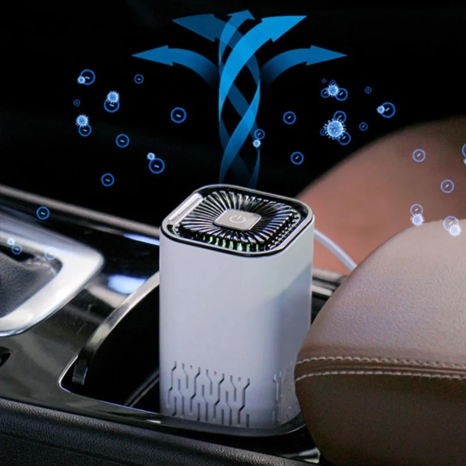 2024 جديد سيارة صغيرة الهواء المرطب سبائك الألومنيوم الزيوت الأساسية الناشر معطّر الهواء لملحقات مكتب السيارات