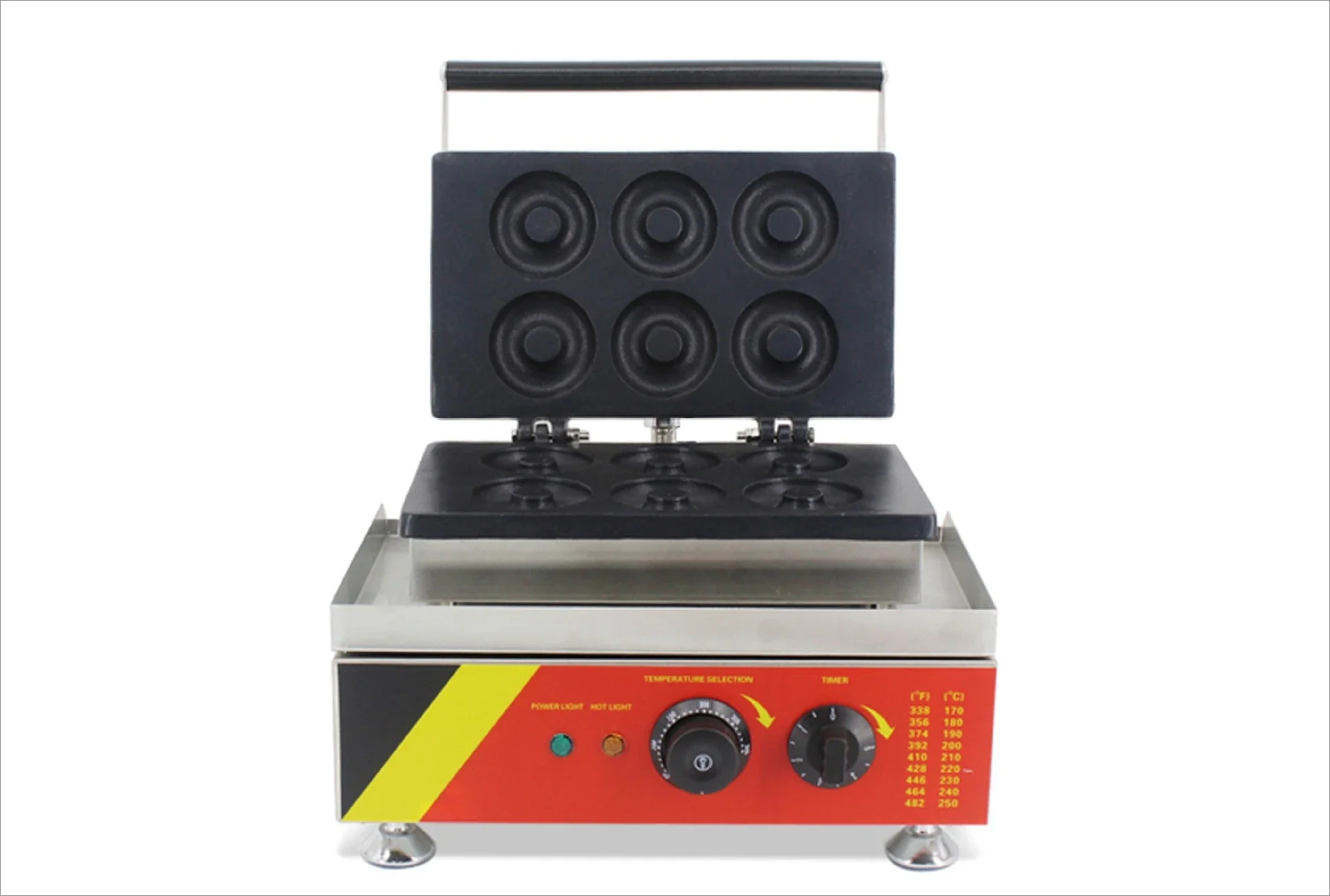 Baking donuts, six-hole donut machine, baking snack equipment