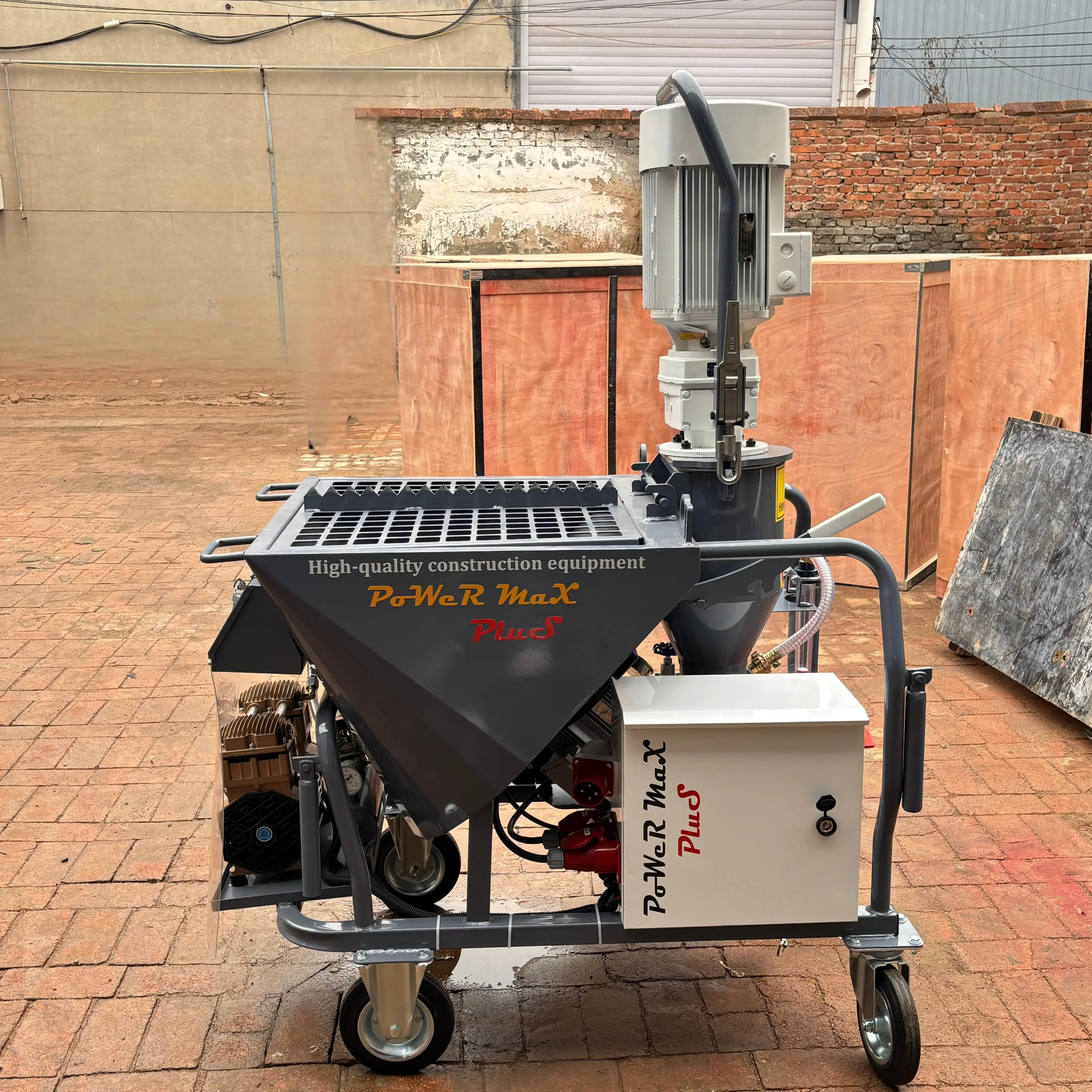 M9 High Quality Gypsum Spraying Machine,Automatic Gypsum Plaster Station,spraying Machine