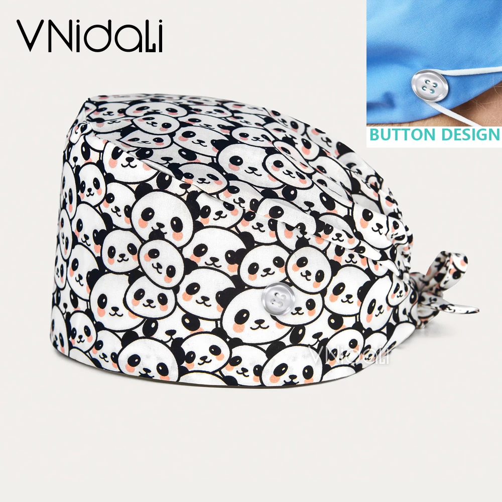 christmas skeleton Printing Adjustable Scrub Cap Surgical Cap Woman and man Veterinary Pet Shop Scrub Hat Dentist Working Cap